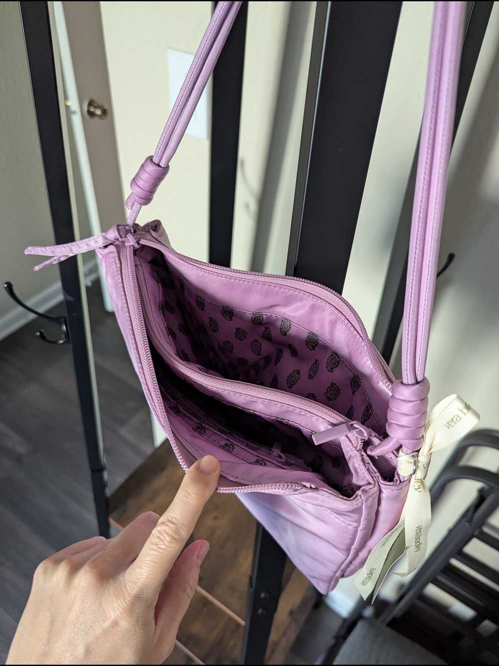 Vera Bradley Foxbury Crossbody, Smoky Grape - Picture 7 of 8